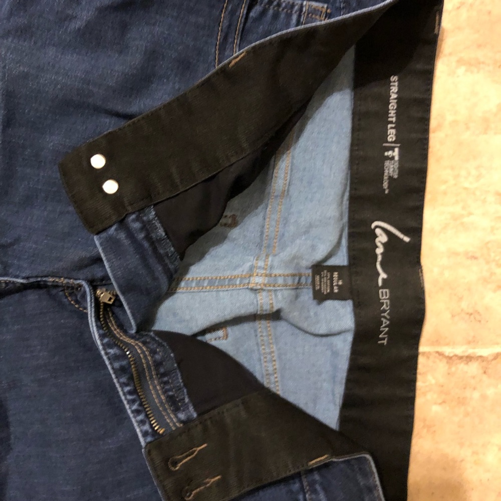 Straight leg jeans
